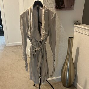 Thread & Supply Light Taupe Trench Coat